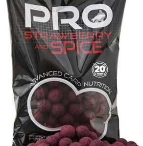 starbaits bojli pro strawberry spice boilies 20mm 800g