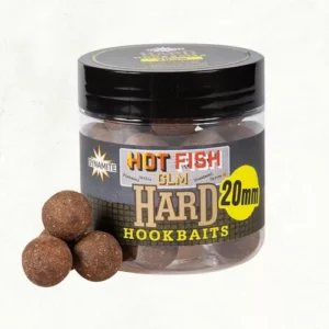 dynamite baits csali hot fish & glm hard hookbaits 20mm