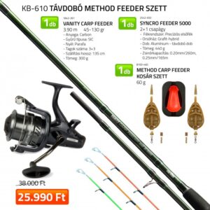 távdobó method feeder szet 1843 391+2542 650+8100 460