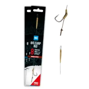 nash szakáll nélküli előke big carp rig size 8 barbless