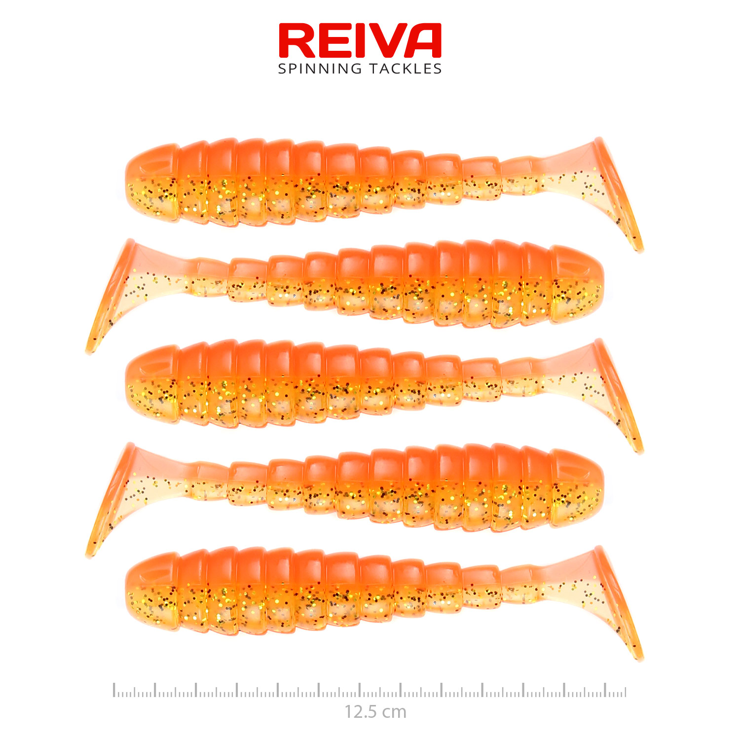 Reiva Stream Shad 12.5cm (Shiny Orange)
