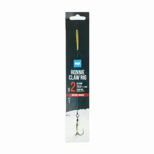 nash előkötött horog ronnie claw rig size 2