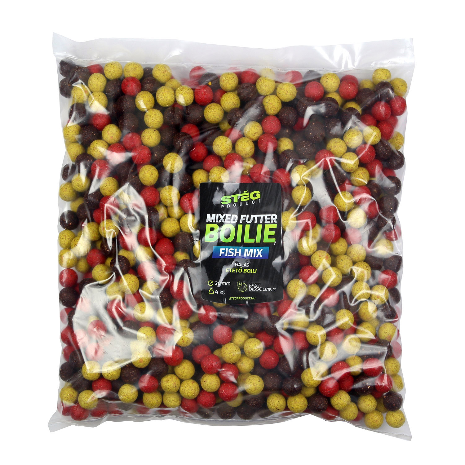Stég Mixed Futter Boilie 4kg Fish Mix