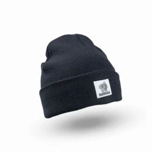 nash kötött sapka make it happen badge beanie hat black