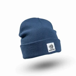 nash kötött sapka make it happen badge beanie hat navy blue